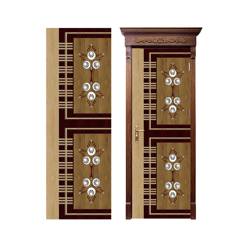 PVC vinyl heat transfer protective in rolls cladding for wooden door film 1708-4076