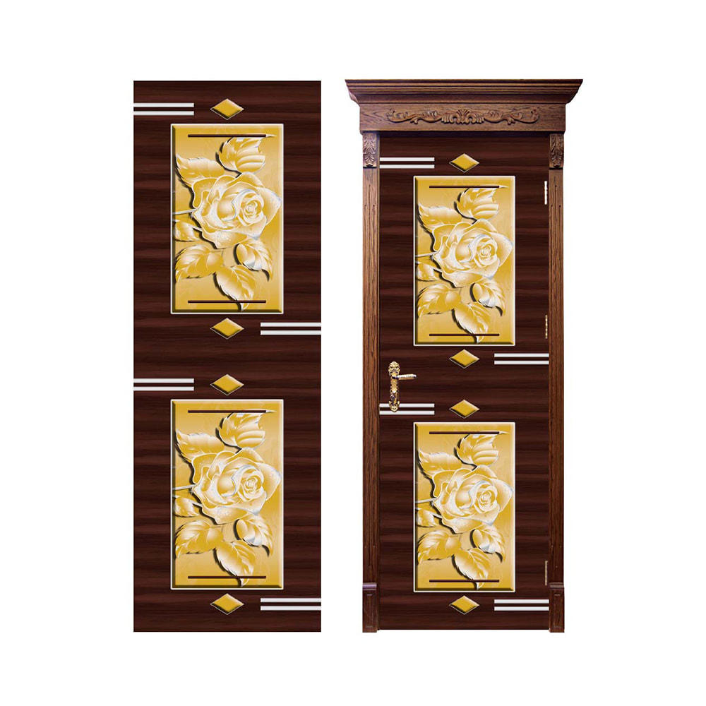 Wood grain hot stamping foil furniture wooden door design pictures 1708-4078