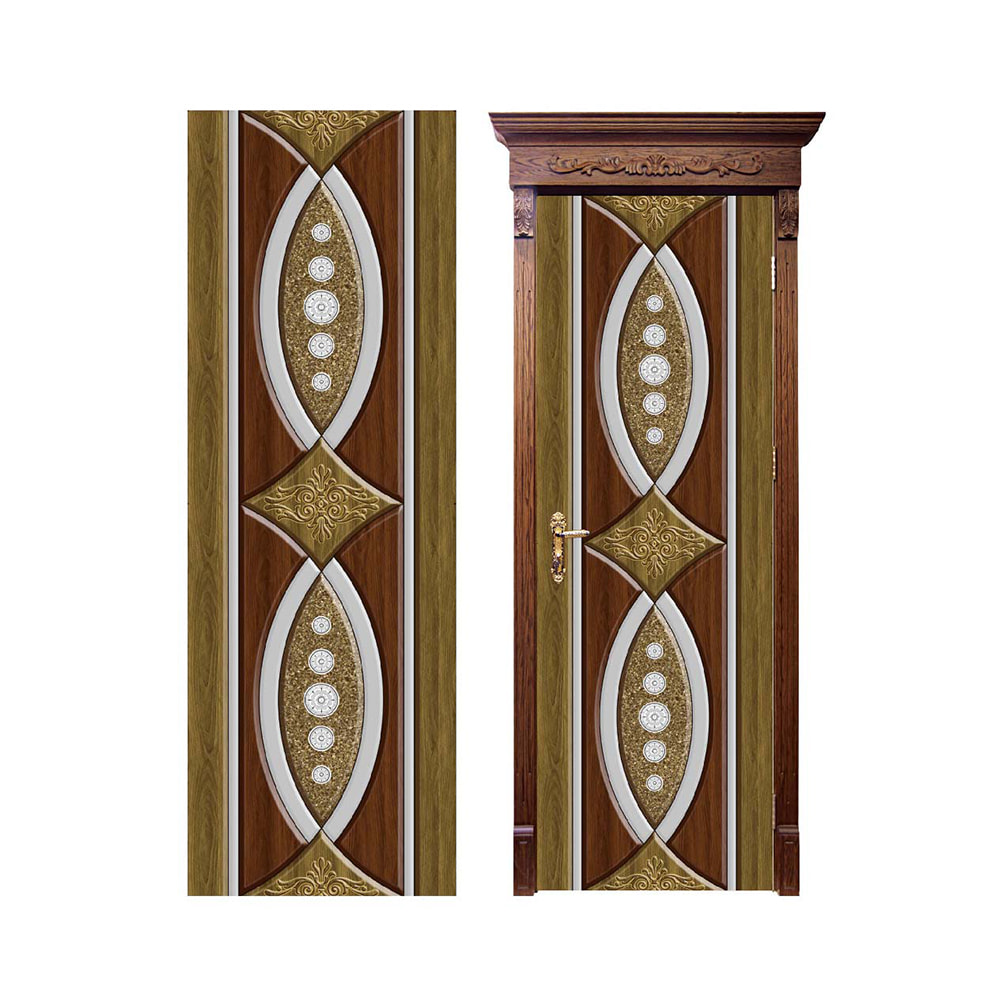 Carriage handle protector static nature theme vinyal house lamination slide doors film 1806-4458