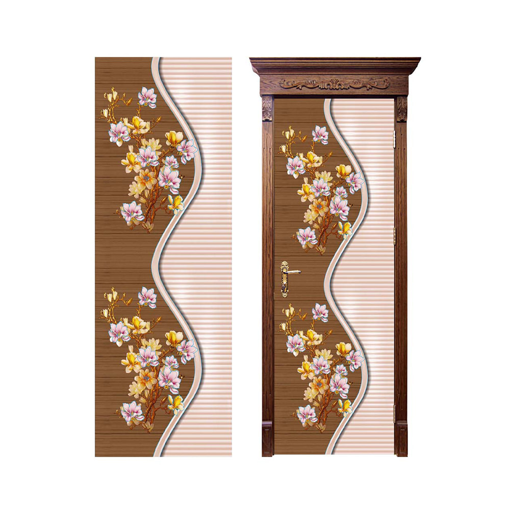 Laminate heat transfer handle protective plastic skin vinyl panel pvc door film 2105-4081