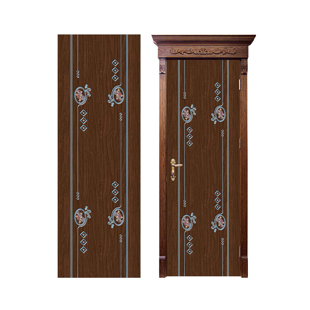 Carriage handle protector static nature theme vinyal house lamination slide doors film 2106-4001