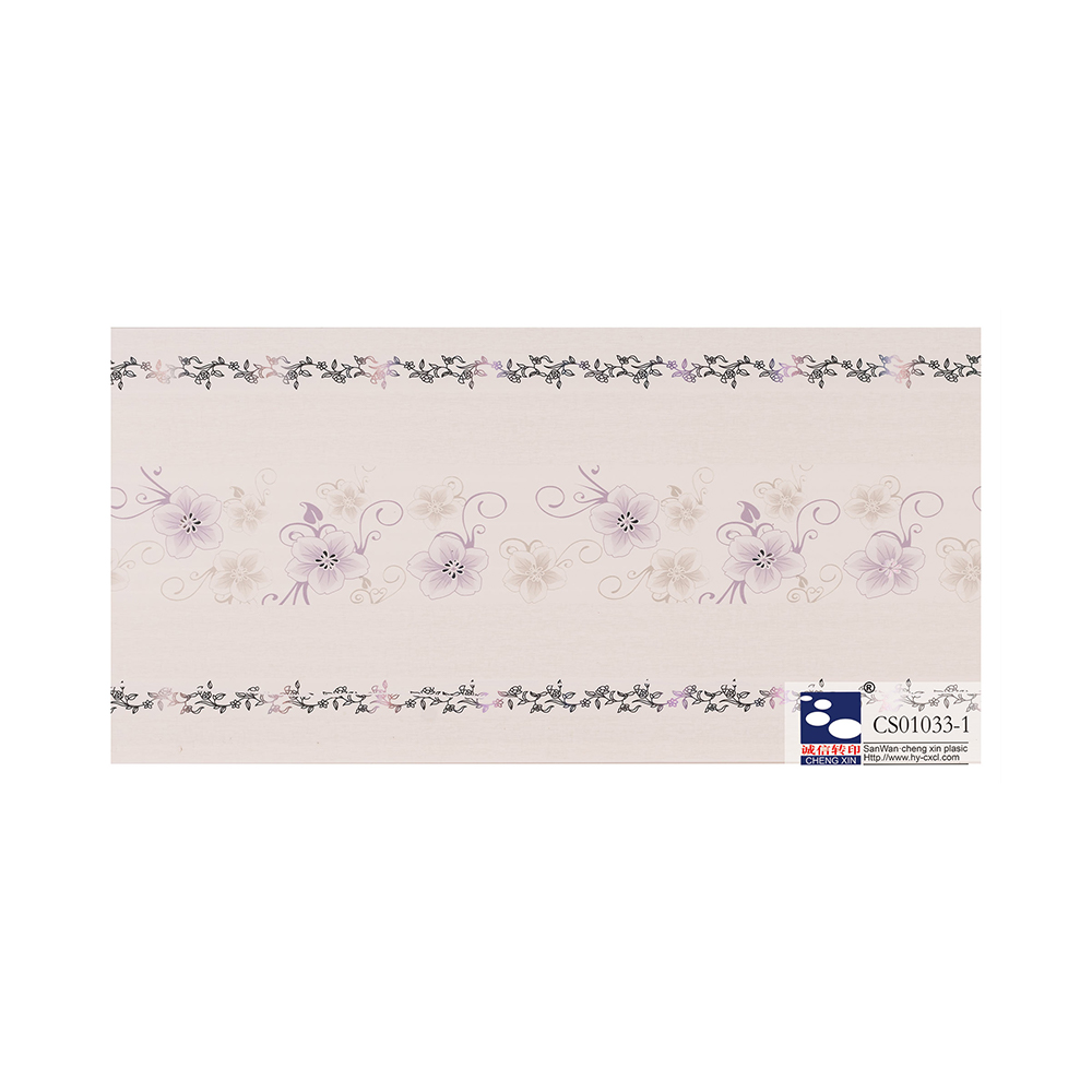 Pvc ceiling panel Clear Pet film for hot stamping foil CS01033-1