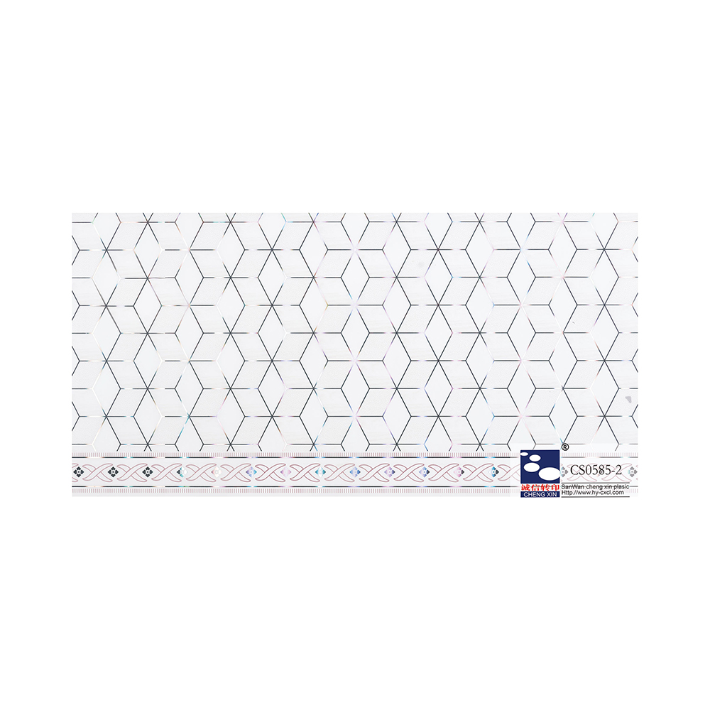 Glass film with decorative pvc wall ceiling laminate film of pvc ceiling panels CS0585