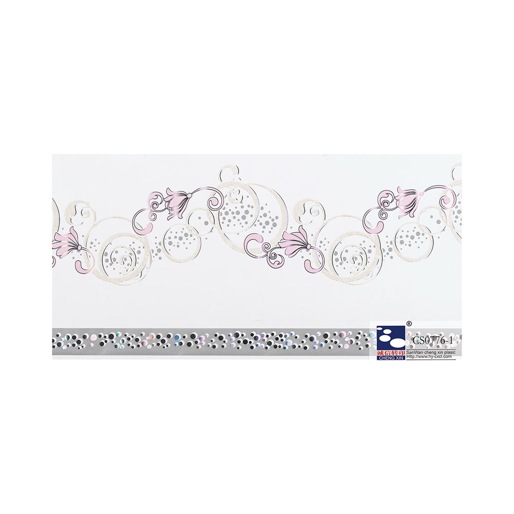 Best price 25/30cm pvc panel popular designs hot stamping foil for pvc hot stamping ceiling panel CS0776-1