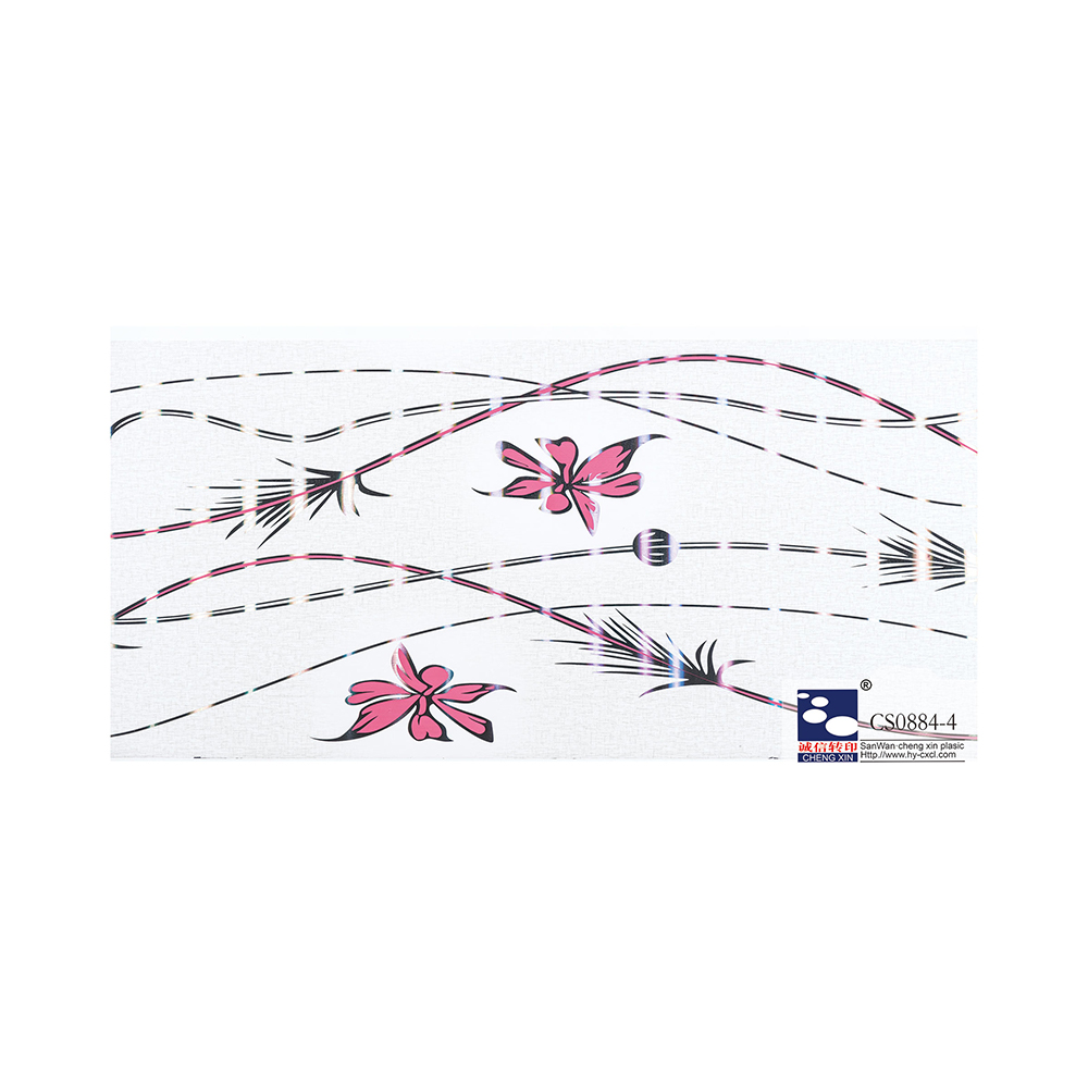 Opaque Hot Sale Home Decoration Hot Stamping Foils For 30cm With Pvc Panel CS0884-4