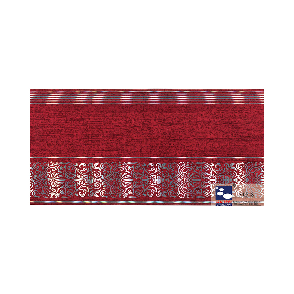 Custom Multi-color Beautiful Printed Flowers 210mm Hot Stamping Foil For Pvc Board XL548