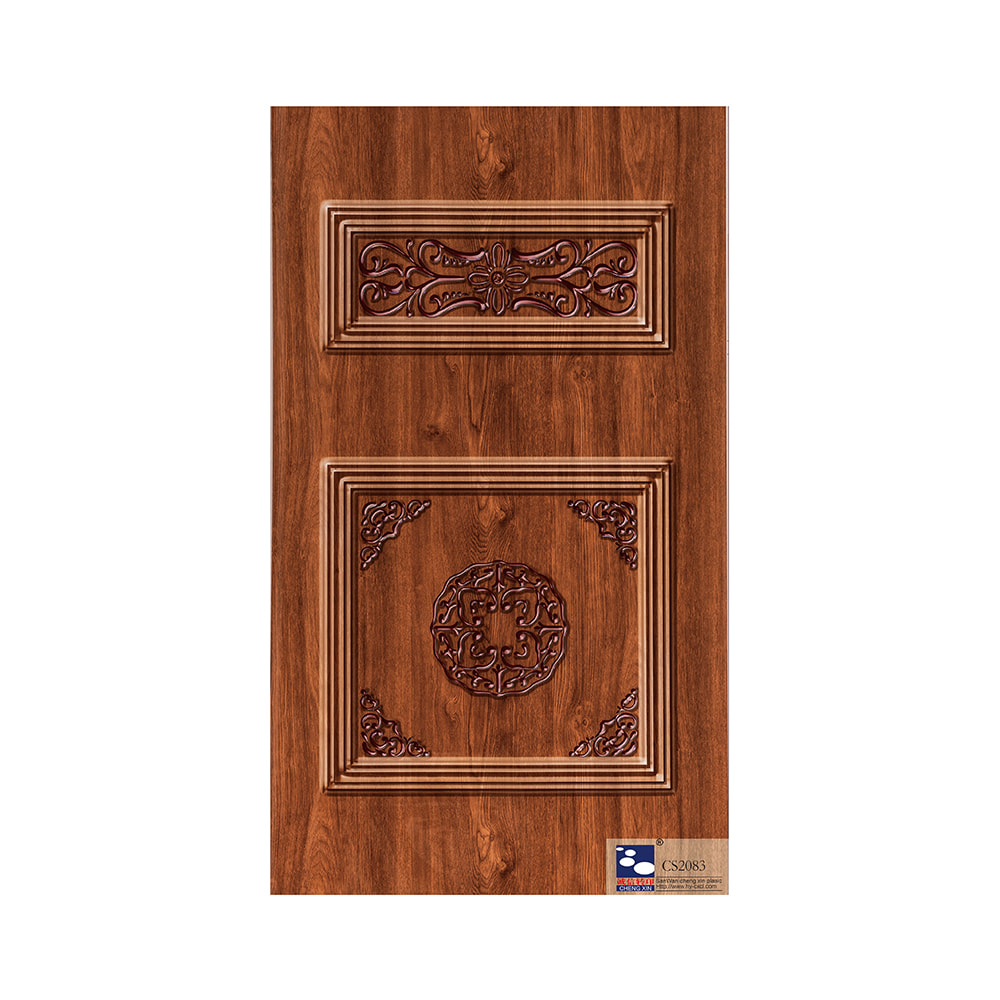 The most popular 18mic-25mic thickness pet hot stamping foil door film for decoration CS2083