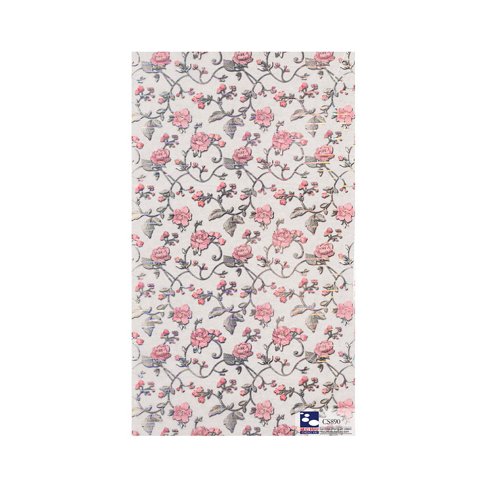 Stylish and beautiful 685mm width not self-adhesive modern style door film CS890