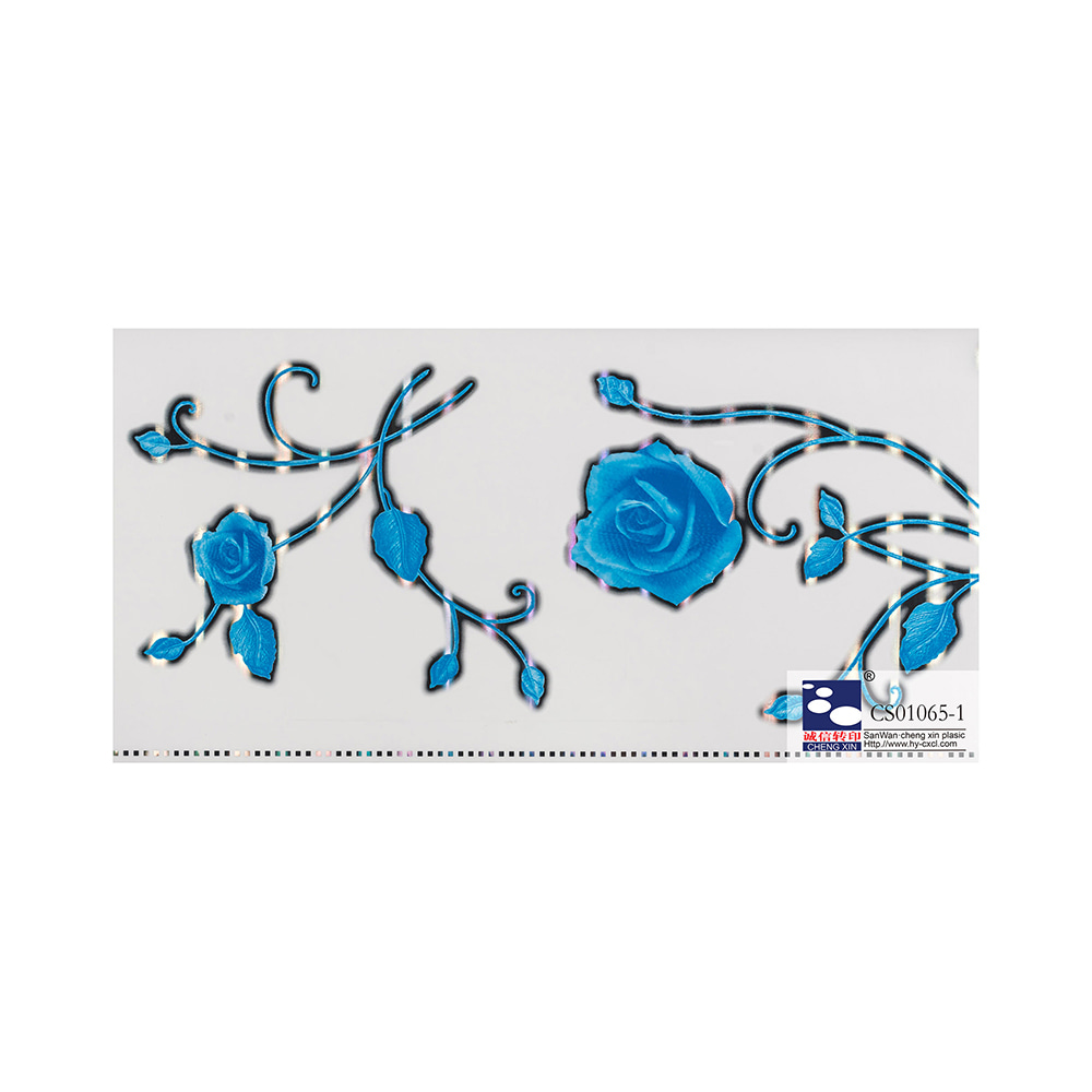 PVC Material Decorative Hot Stamping Foil Rolls with Printings For Full Panel Board CS010145-1