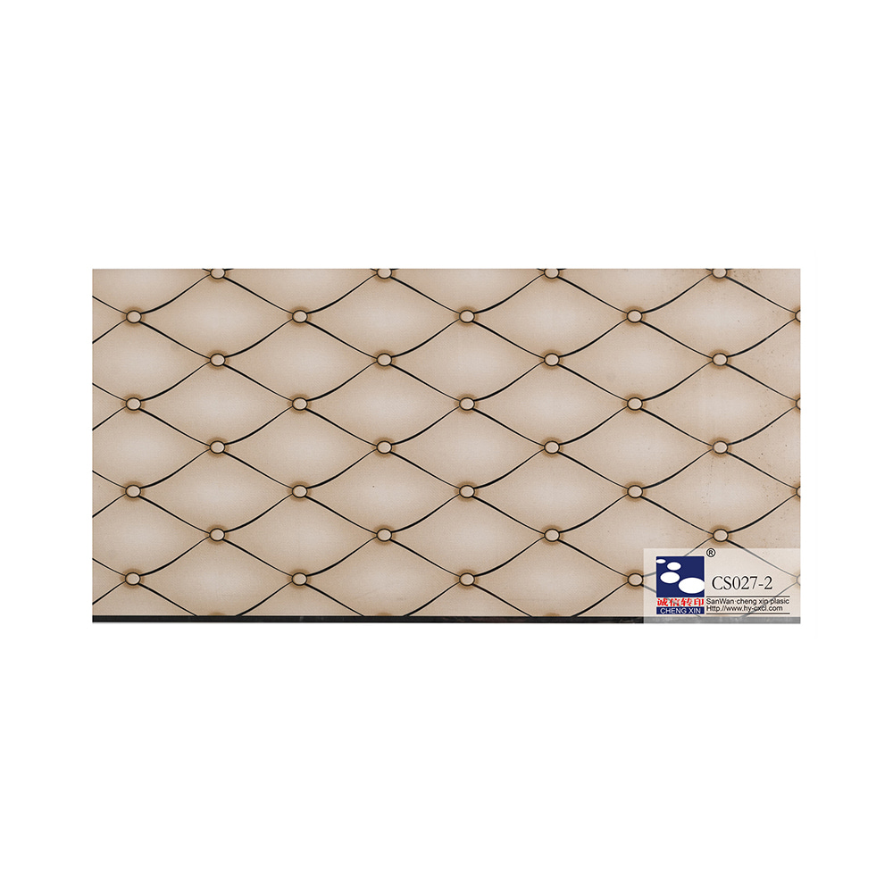 Well Made New Wooden Designs Modern Style Hot Stamping Foil for PVC Ceiling CS027-2