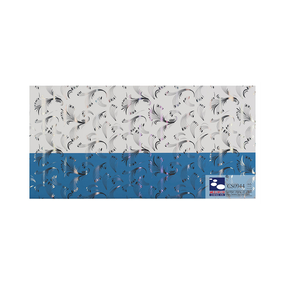 Wholesale 2021 new design pvc color printing ceiling bronzing foil composite pvc film CS0944