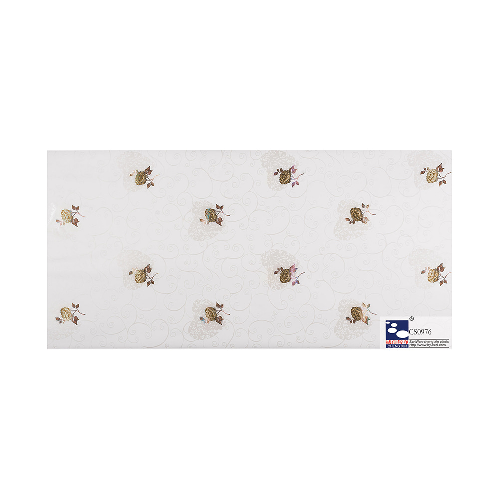 Hotel Decorative Hot Stamping Foil with Printing Flowers Lamination Film for Door CS0976-2