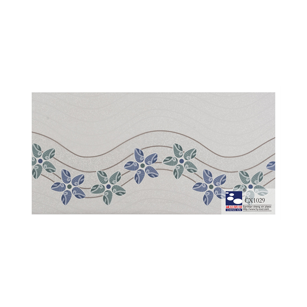 Colorful Flower Well Made Modern Style Hot Stamping Foil for PVC Ceiling CX1029