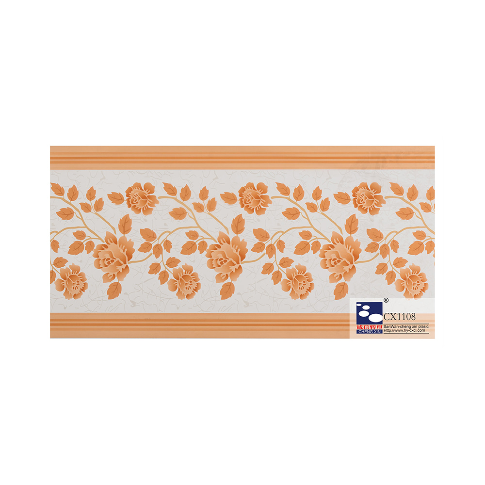 Well Packaged Hot Stamping Foils with Printed Flowers for Hotel Decoration CX1108