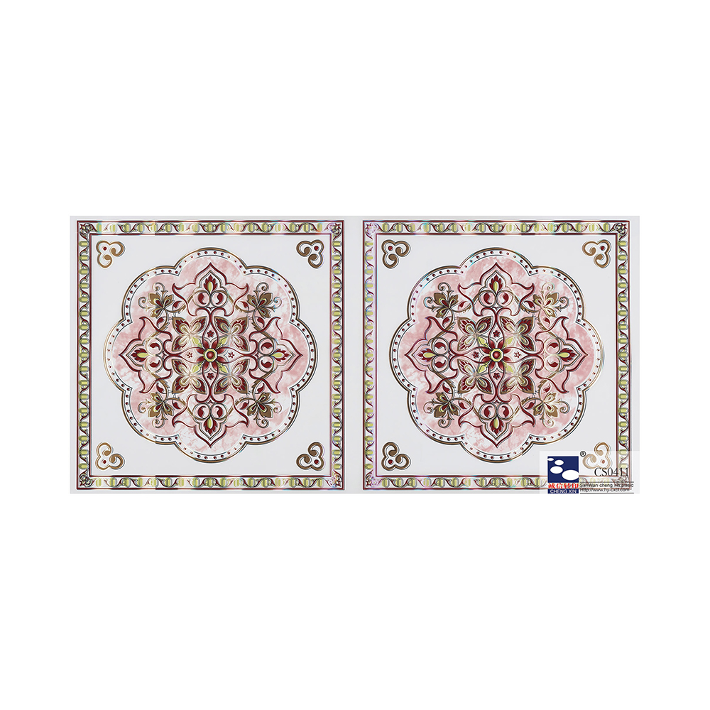 Pvc Self Adhesive Foil For Decorative Paper Silver Ceiling Furniture Laminating Film CS0411