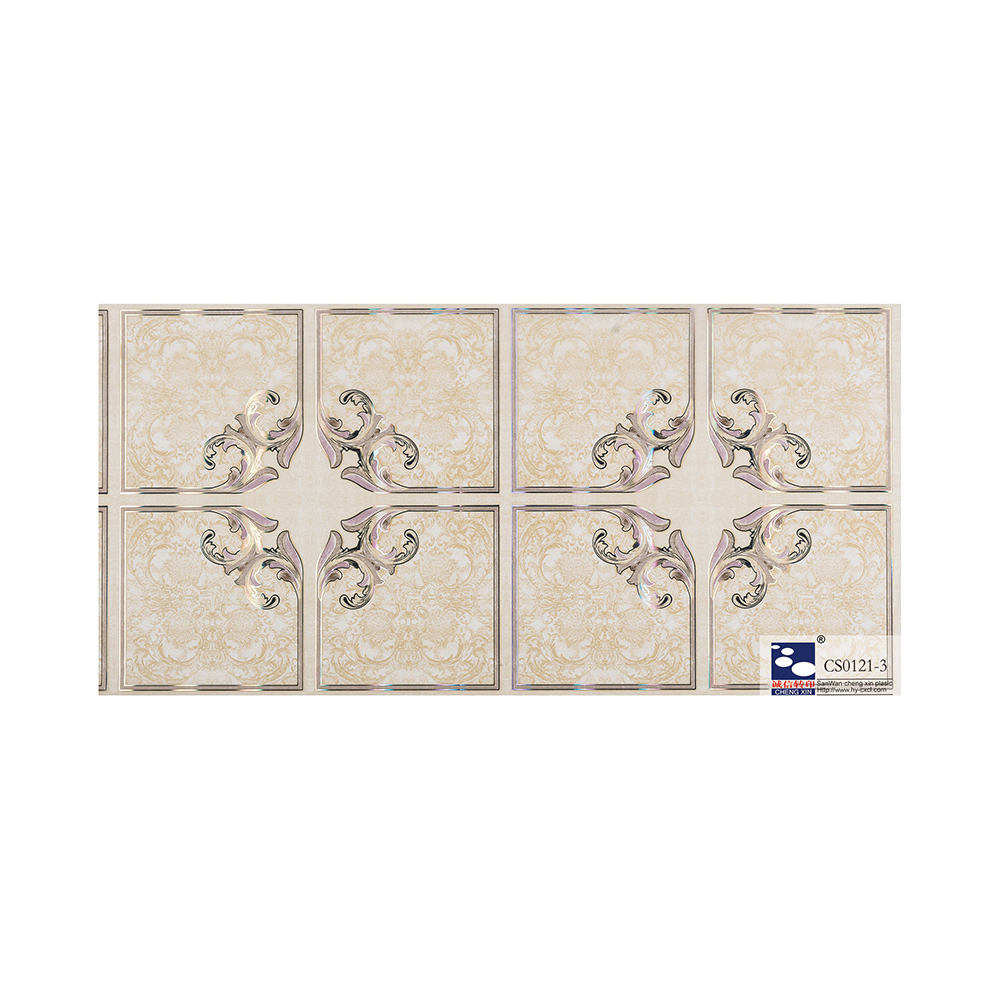 Wholesale glass paper Home Wallpaper Ceiling colorful design decorative film CS0121-3