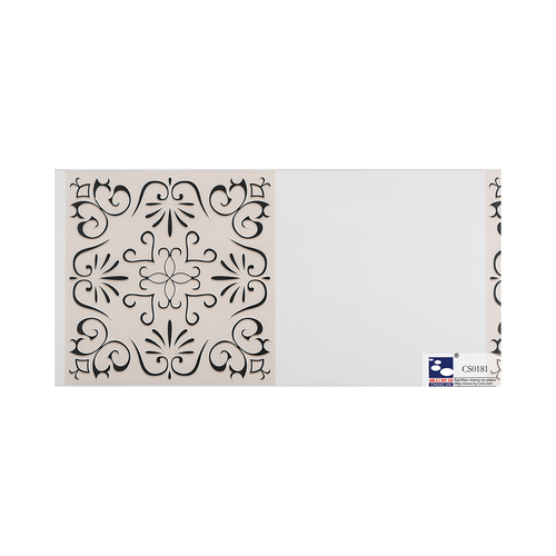 Best price 25/30cm pvc panel popular designs hot stamping foil for pvc hot stamping ceiling panel CS0181