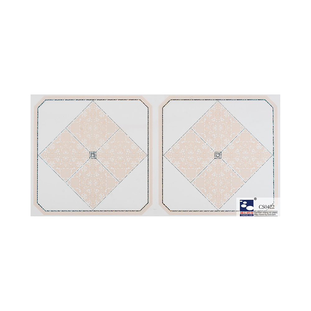 Squared Hot Stamping Pattern for PVC Ceiling Panel CS0422