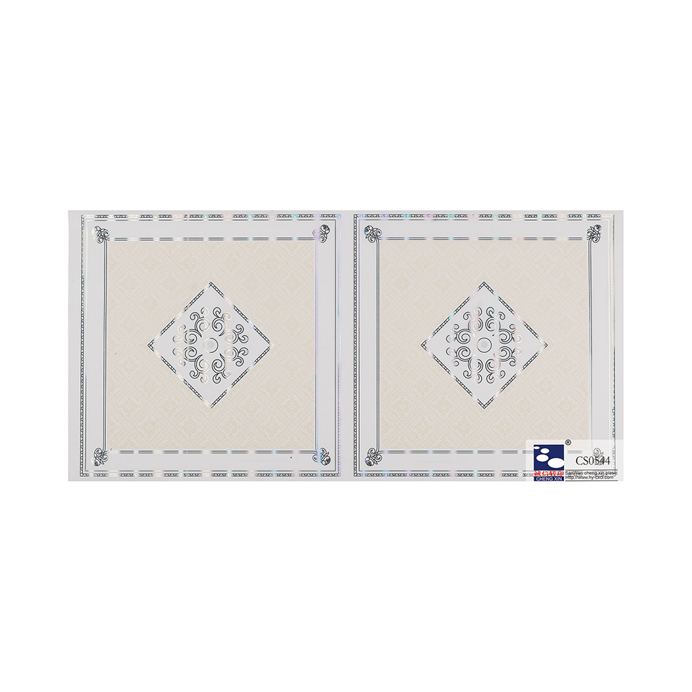 Good Price And Quality Hot Stamping Foil Printing Flower Design For Pvc Panel CS0544