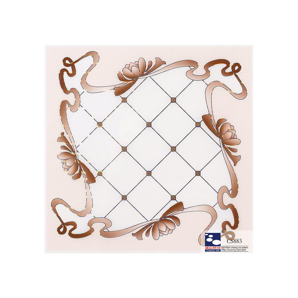 Factory clear Print Hot Stamping Foil For Pvc Plastic Ceiling Board CS883