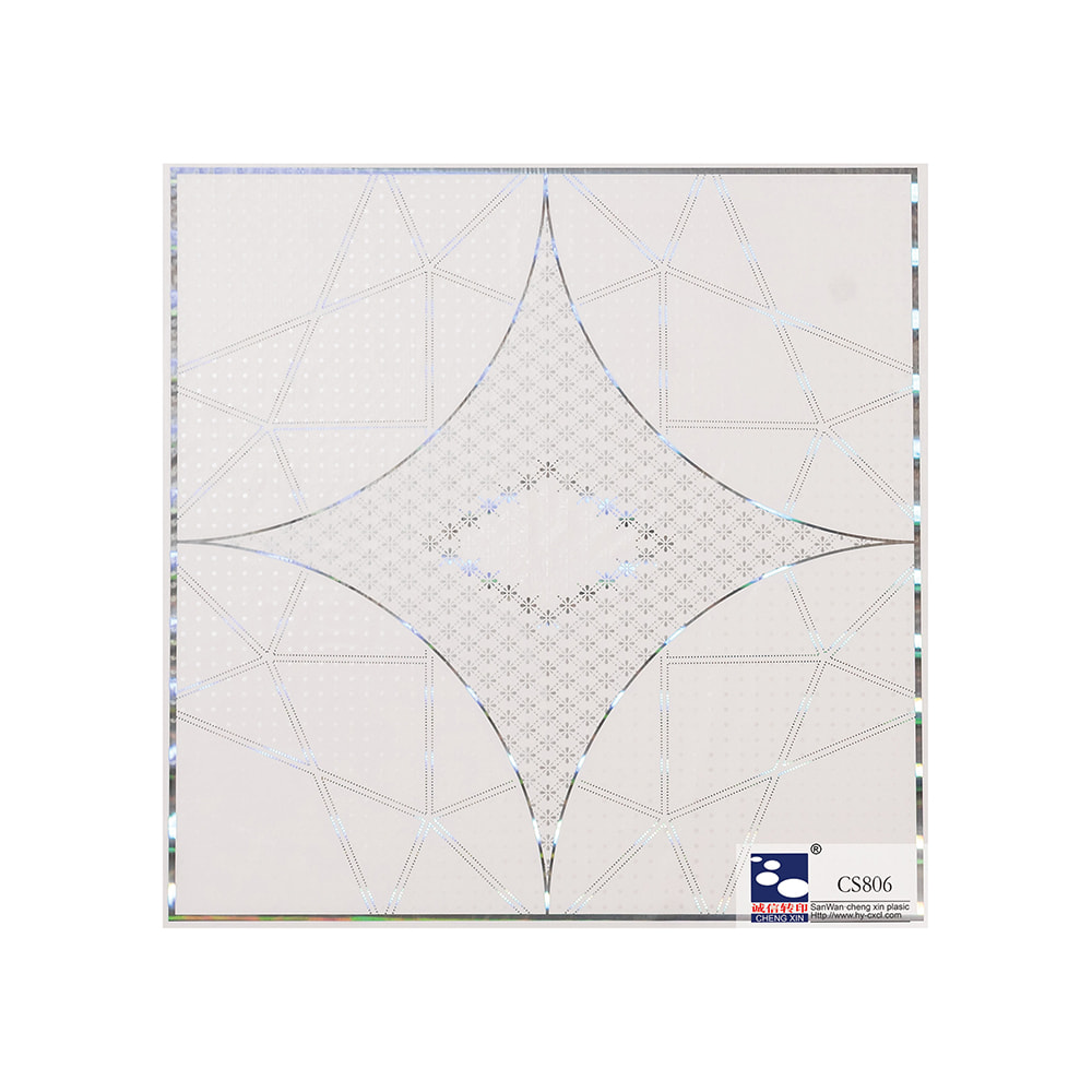 Beautiful Not Self-Adhesive Modern Designs Stamping Foils For Pvc Panel Decoration CS806
