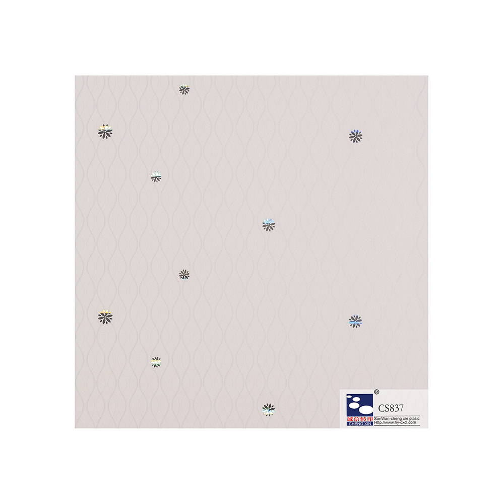 Colorful Flower And Gold Gilding Fashion Design Hot Stamping Foil For Ceiling CS837
