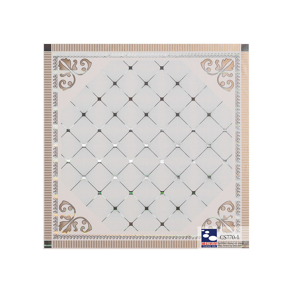 Laser Design Hot Stamping Foil Rolls For 606 Mm With Pvc Panel Board CS770-1