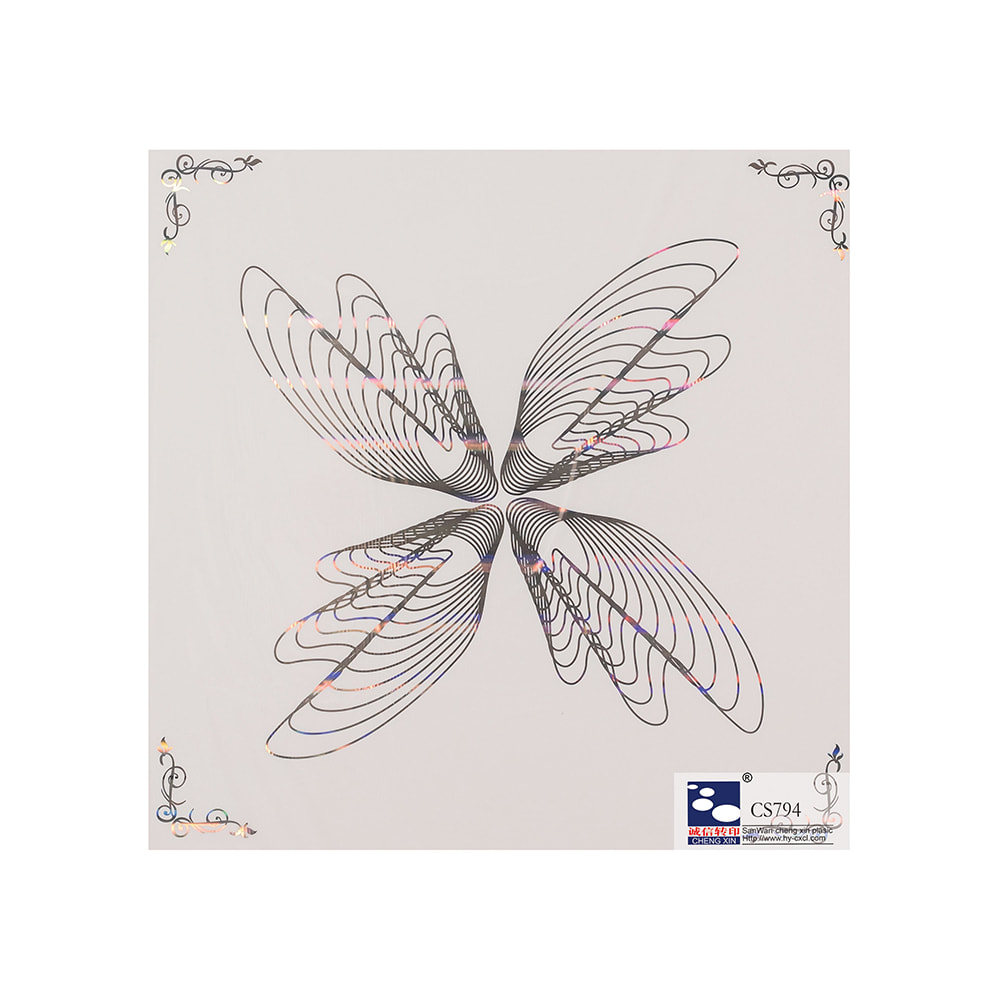 Not Self-Adhesive Fashion Hot Stamping Foil For Pvc Plastic CS794