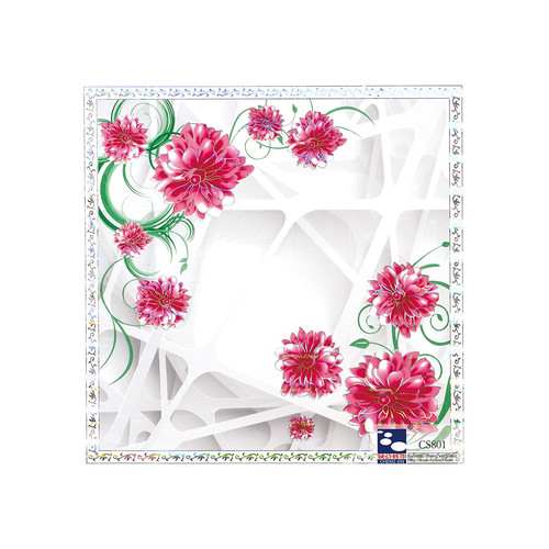 Different Color Flowers Hot Stamping Foils For Pvc Panel Boards CS801