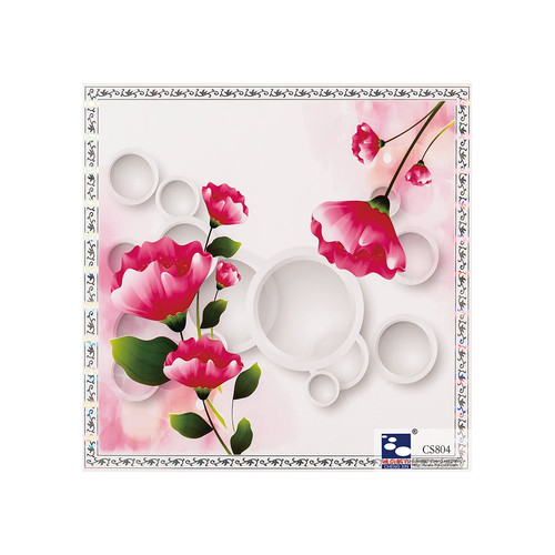 Different Color Flowers Designs Hot Stamping Foils For Pvc Panel Boards CS804