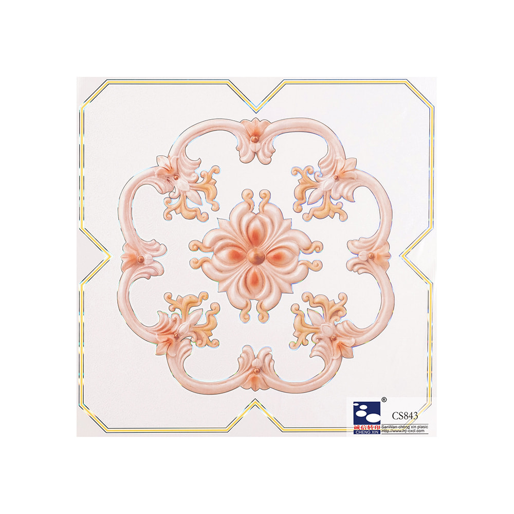 New design hot selling pvc ceiling foil design bathroom for pvc ceiling panel pvc ceiling board design CS843