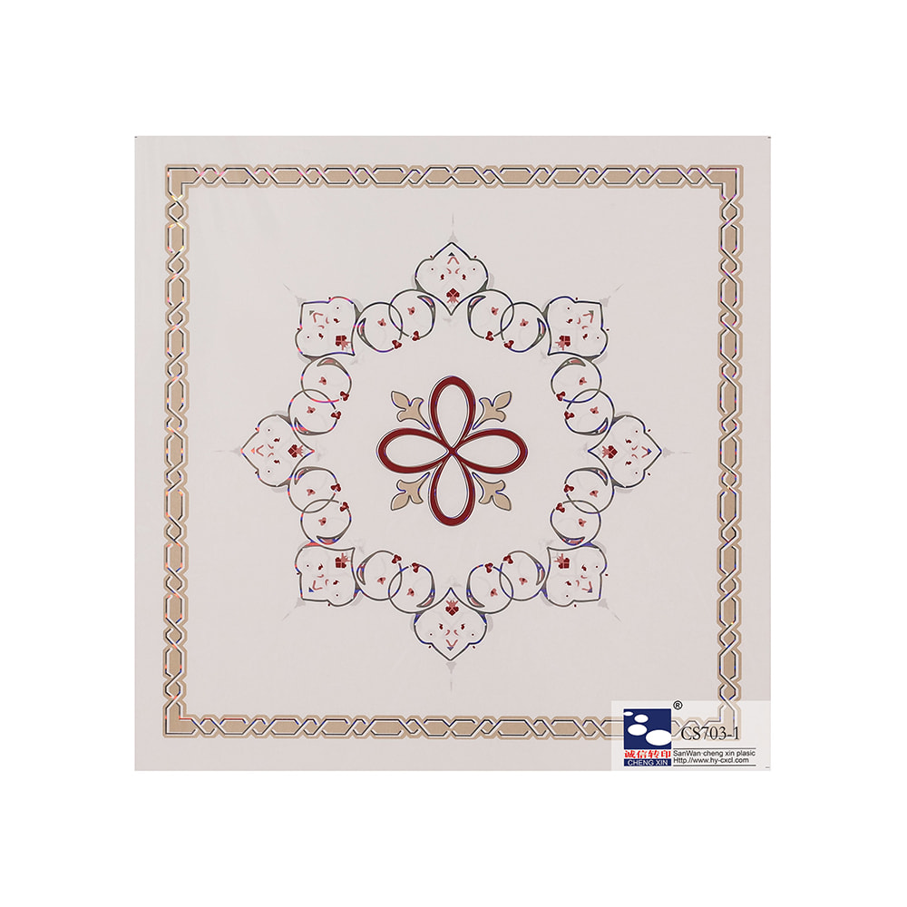 Modern fashion designs hot stamping foil for PVC panel decoration  CS703-1