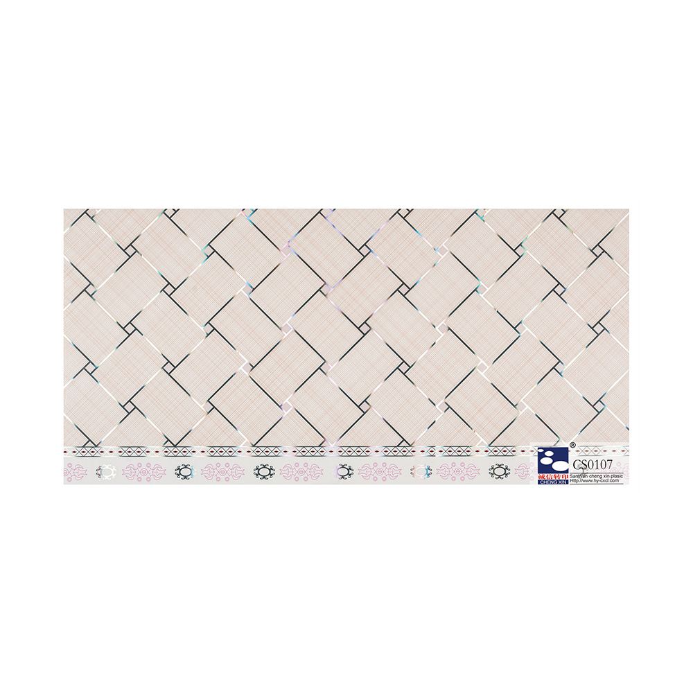 Wholesale 2022 new design pvc color printing ceiling bronzing foil composite pvc film CS0107