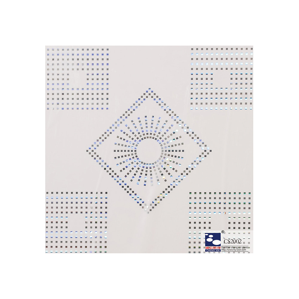 Laser Design Hot Stamping Foil Rolls For 606 Mm With Pvc Panel Board CS2002