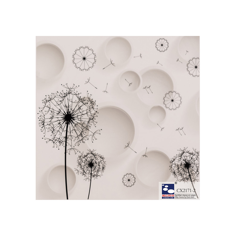 Pvc ceiling panel Clear Pet film for hot stamping foil CX2171-2