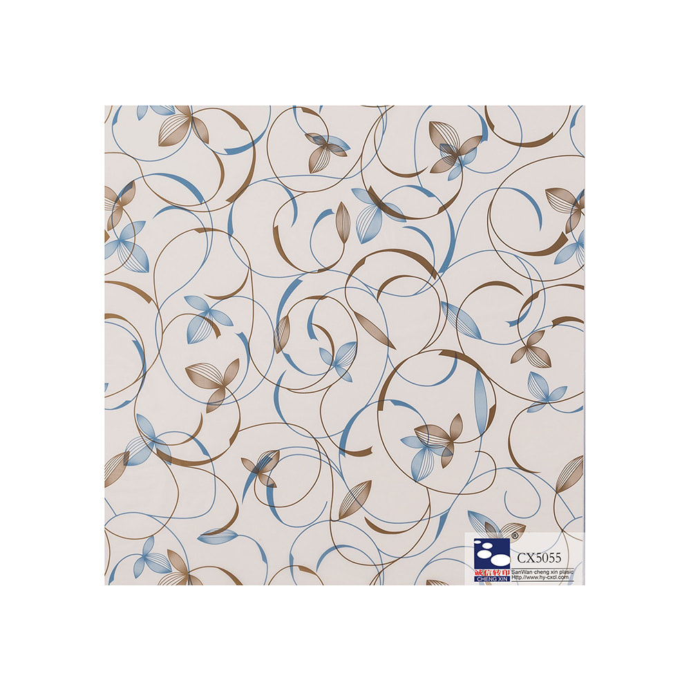 New design hot stamping pvc panel for ceiling pvc wall panel plastic pvc ceiling panels CX5055