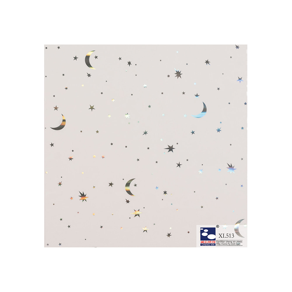 Pvc ceiling panel Clear Pet film for hot stamping foil XL513