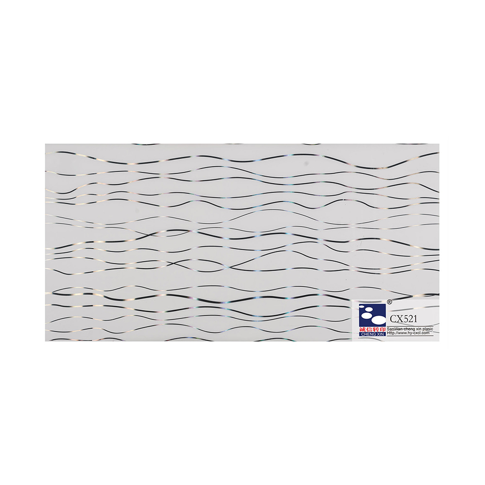 Well Packaged Wood Grain Film PVC Lamination Film Hot Stamping Foil for Plastic XL521