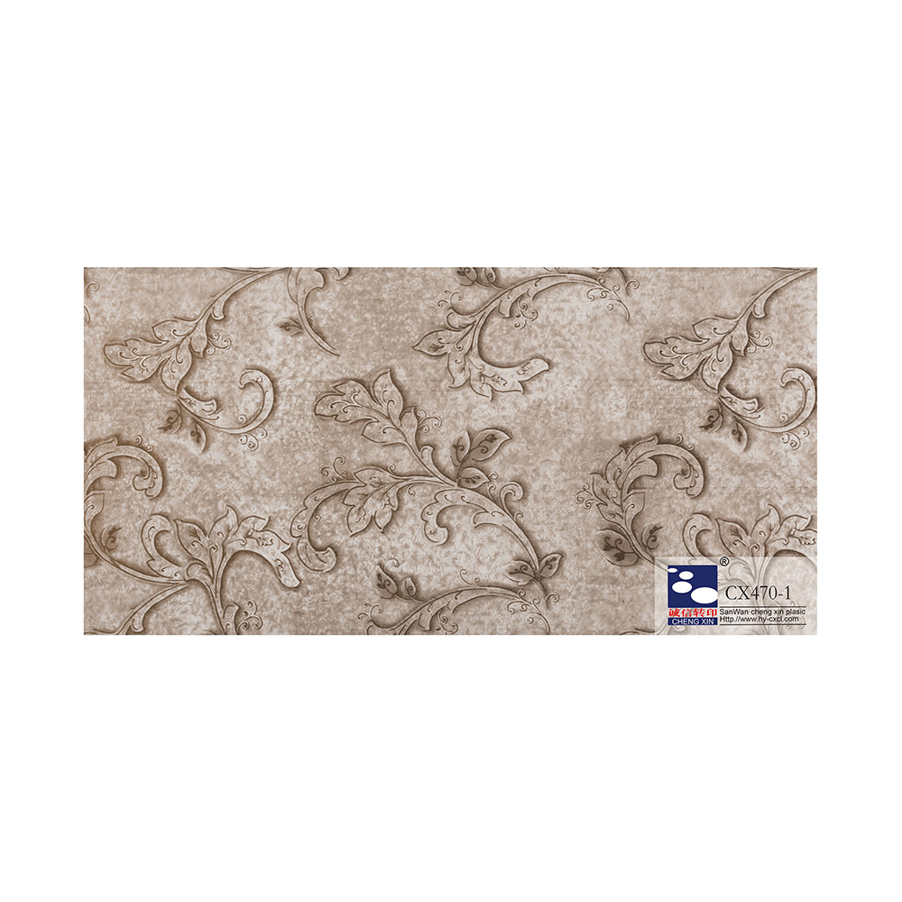 Decorative Wooden Design PVC Foil Sublimation Wood Grain Film for Wall Panel CX470-1
