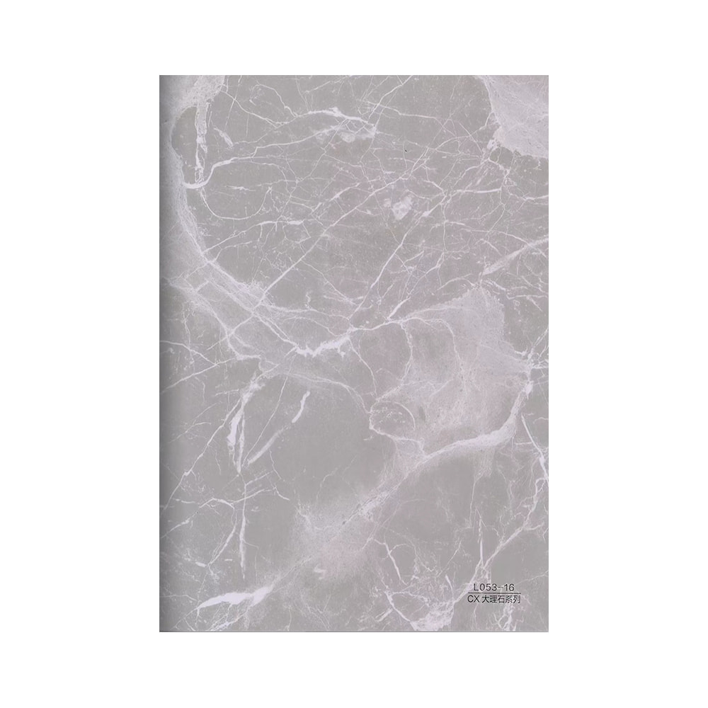Embossed Hot Stamping Foil Clear PVC Decorative films For Ceiling Plastic Board L053-16