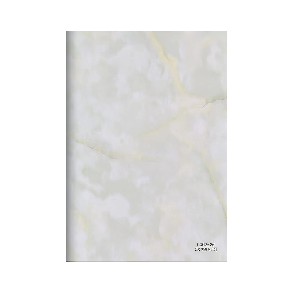 Custom Marble Designs Laminate Film Roll PVC Film For Plastic Ceiling L062