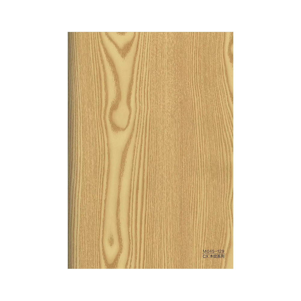 Factory Supplying Laminate Roll Furniture Wood Decor PVC Film For Door M045