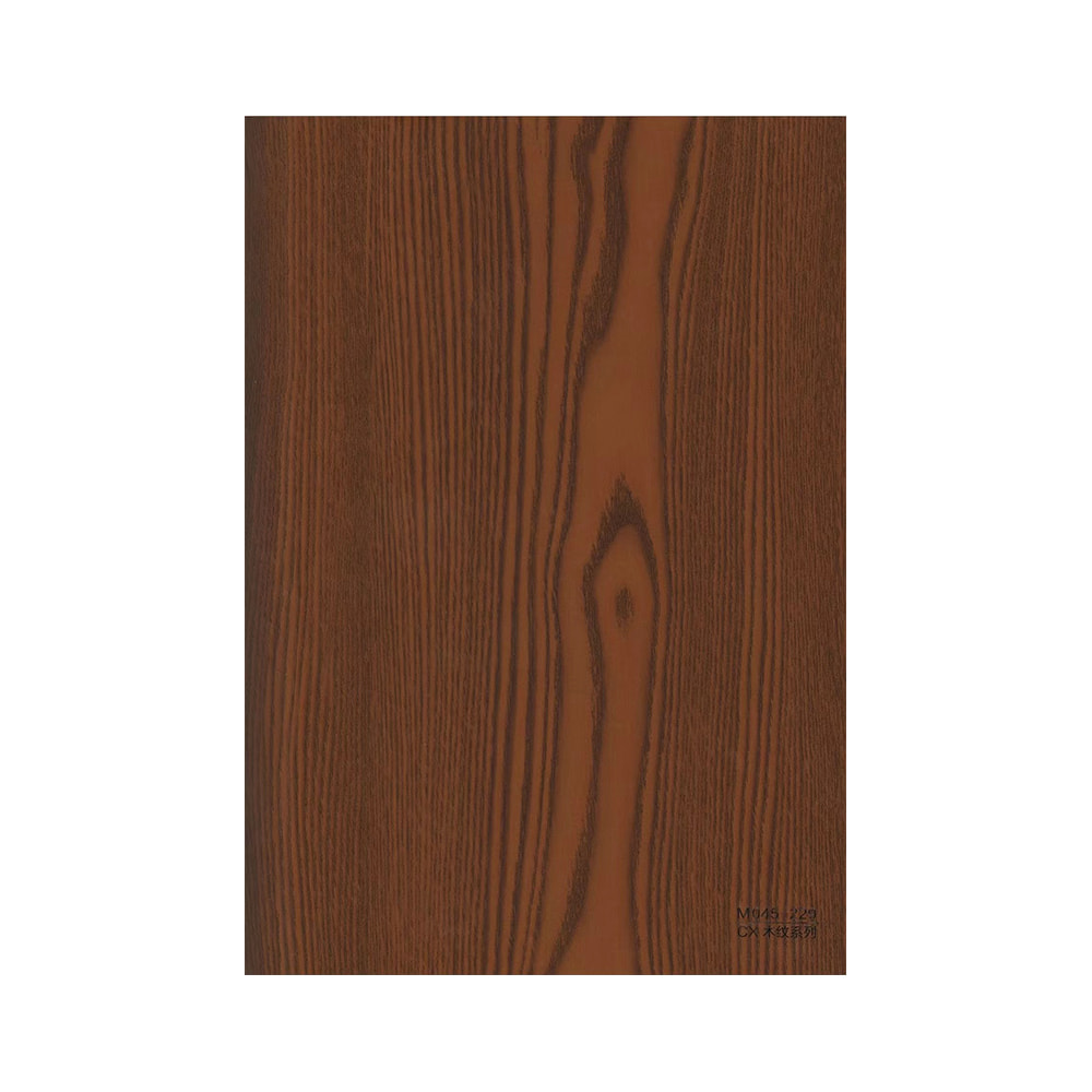 Factory Supplying Laminate Roll Furniture Wood Decor PVC Film For Door M045